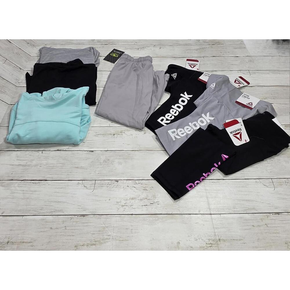 NWT Girls Reebok Activewear Leggings and Hoodie Set -Size XS